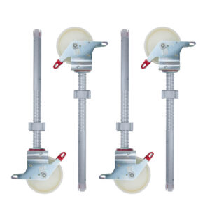 Nylon steigerwiel met aluminium spindel