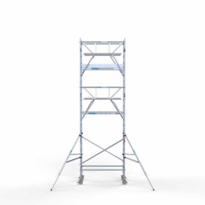 Rolsteiger Euroscaffold met dubbele Voorloopleuning 0.90 x 1.90 x 7.2 meter