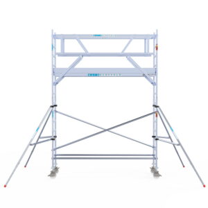 Rolsteiger Euroscaffold met dubbele Voorloopleuning 0.75 x 3.05 x 5.2 meter